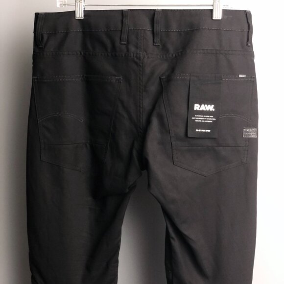 BNWT G-STAR RAW Men's Slim Black Pants MSRP: C$300 - Picture 5 of 12